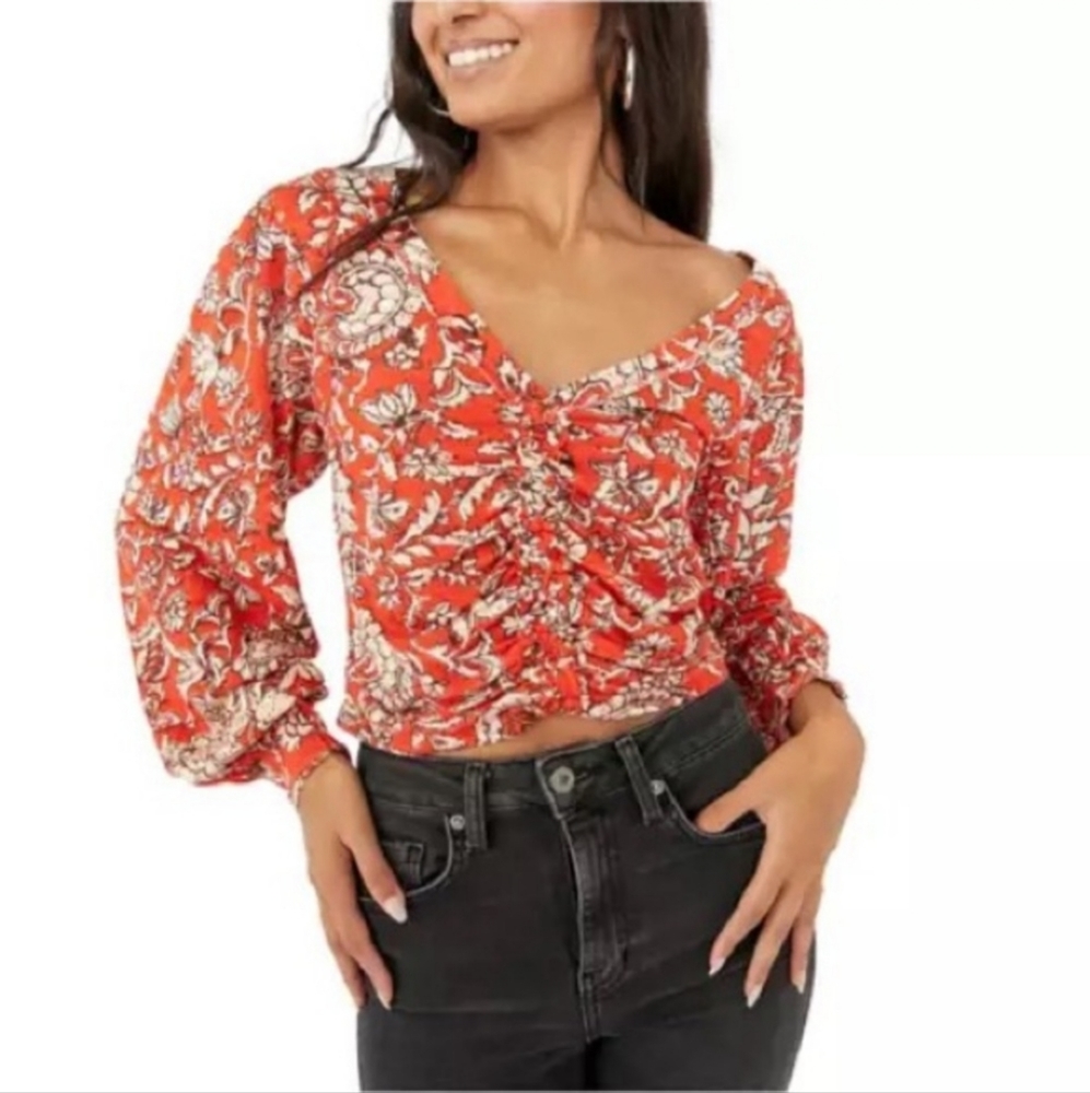 NWOT Free People Say The Word Crop Top sz M